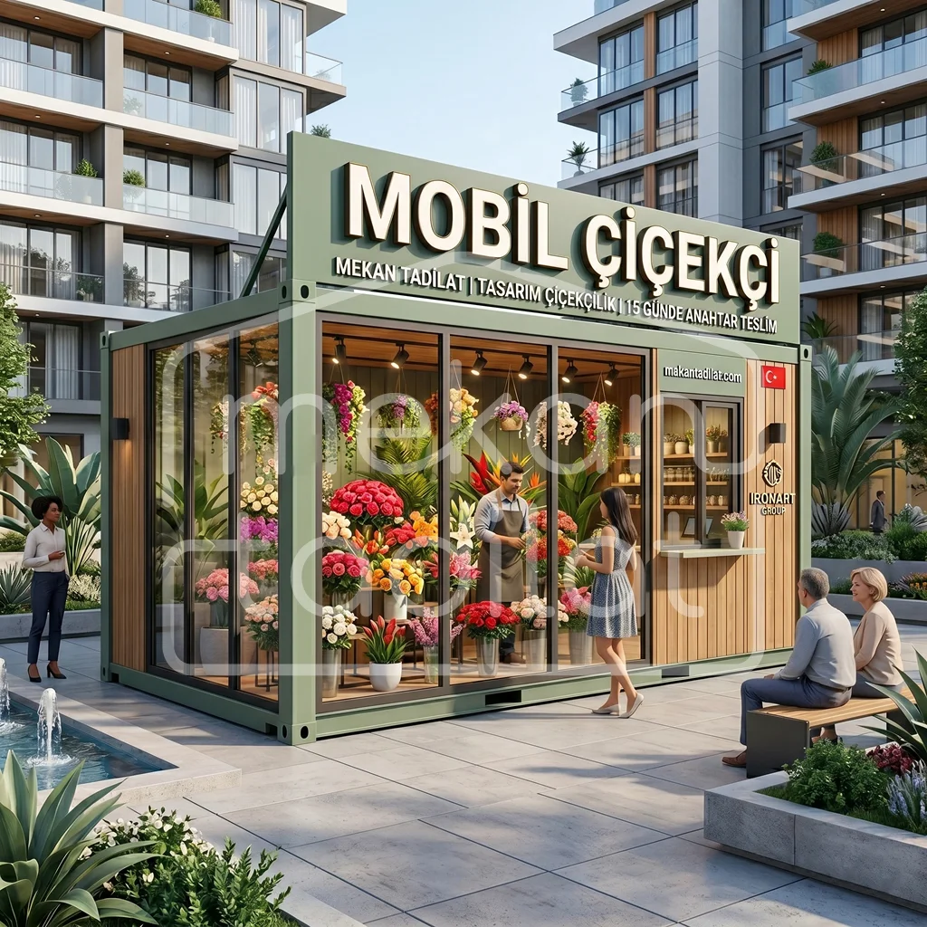 mobil-cicekci-konteyneri Mobil Çiçekçi Konteyneri - Estetik ve Modüler Satış Ünitesi - Görsel 1