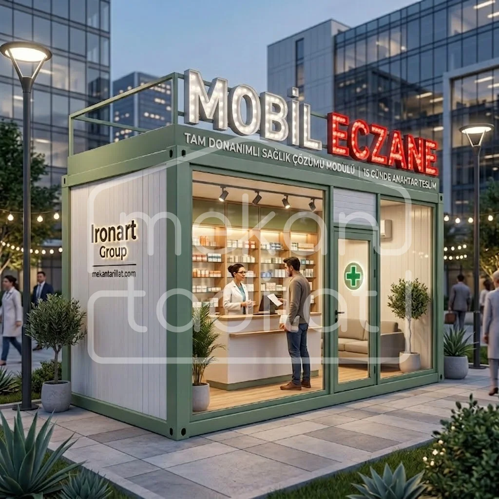mobil-eczane-konteyneri Mobil Eczane Konteyneri - Tam Donanımlı Sağlık Çözüm Modülü - Görsel 1