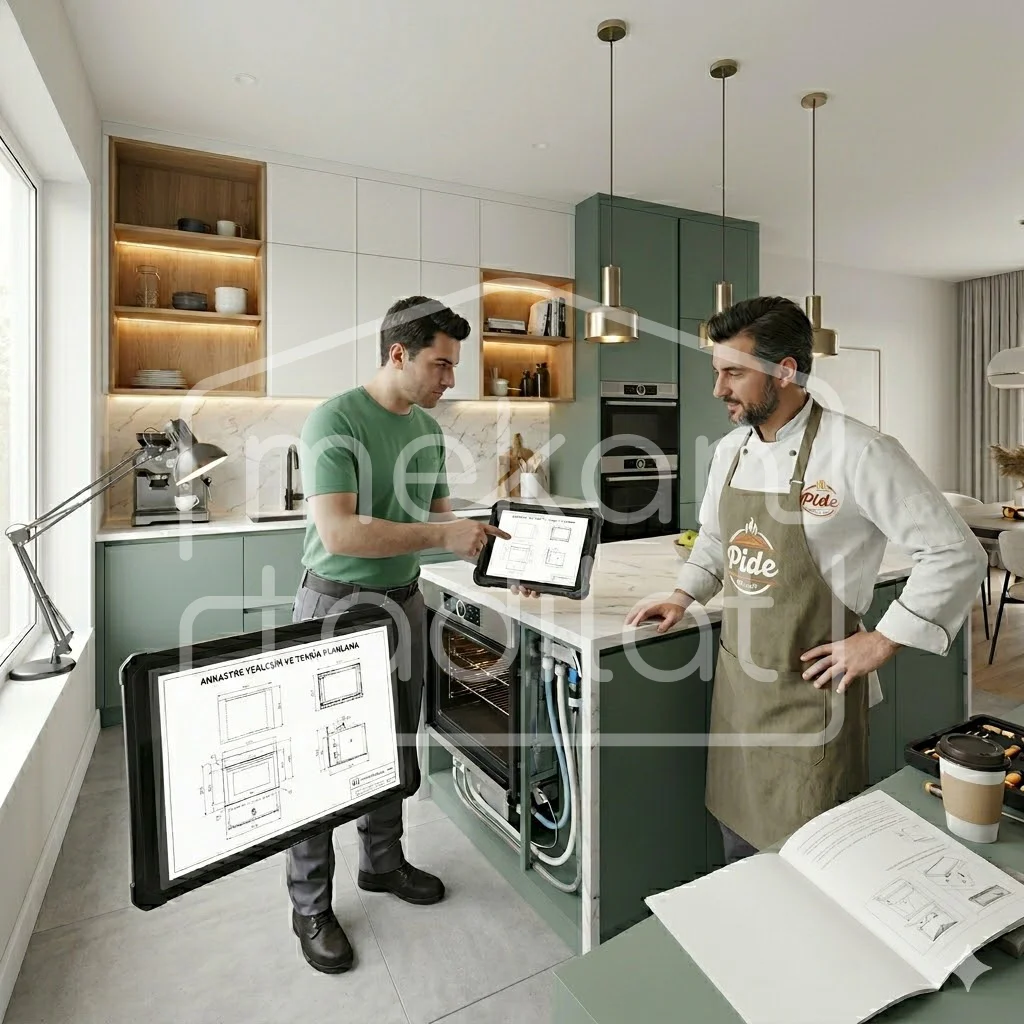 Mutfak Ankastre Cihaz Yerleşimi ve Profesyonel Montaj Çözümleri Mutfak Ankastre Cihaz Yerleşimi ve Montaj Desteği - Görsel 1